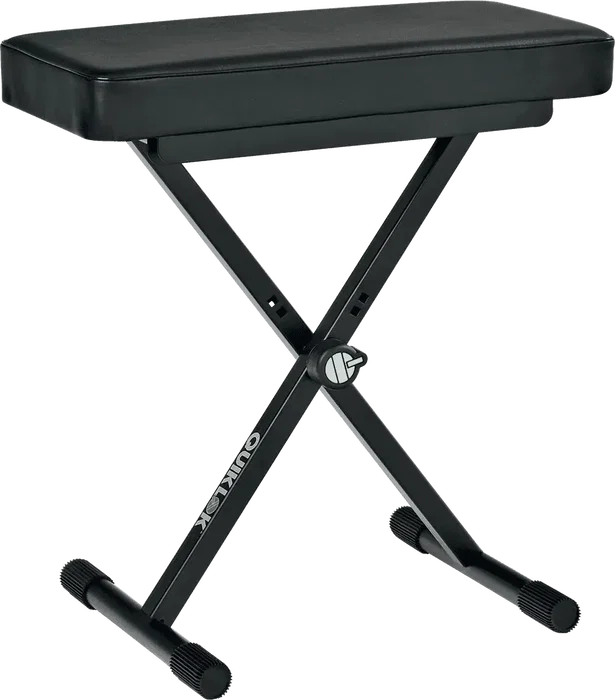 QUIKLOK Banqueta Piano Basic X Réglable en Hauteur Pliable Noir Similicuir QUIKLOK Banqueta Piano Basic X Réglable en Hauteur Pliable Noir Similicuir