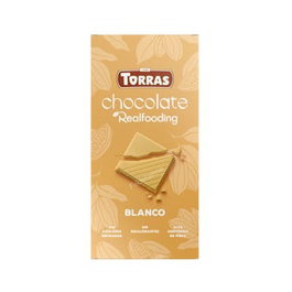 TORRAS Realfooding Chocolat Blanc aux Dattes 100 g
