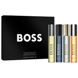Coffret Parfum Hugo Boss For Men - Boss Bottled Eau de Toilette, Boss Bottled Infinite et Boss Bottled Eau de Parfum et Parfum, 4 flacons de 10 ml