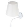Neya Applique murale Lumina E27 avec liseuse LED 3 W