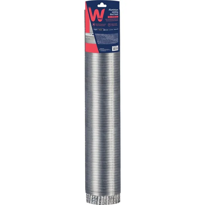 Wpro Gaine aluminium hotte CHT315/1 - Évacuation extérieure - 125 mm