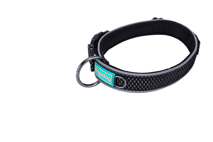 Freedog Collier Nylon Extreme Noir 25mm 46/66cm Freedog Collier Nylon Extreme Noir 25mm 46/66cm