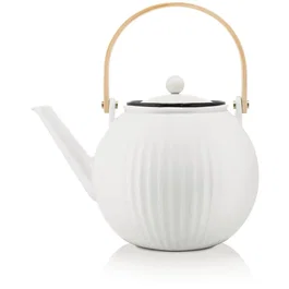Bodum Douro - Théière en porcelaine avec filtre en acier inoxydable, 1,5 litre
