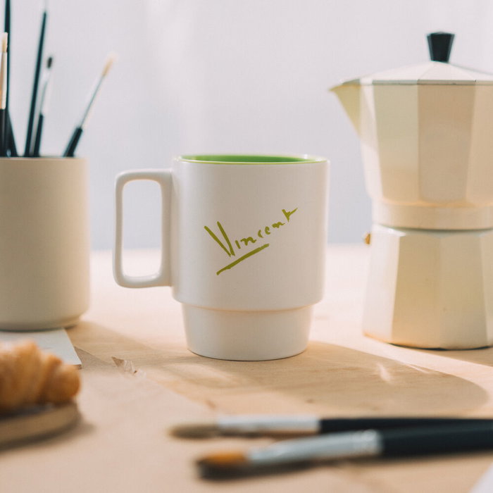 ERIK - Tasse Van Gogh Museum en céramique d'une capacité de 350 ml, non adaptée au lave-vaisselle et au micro-ondes