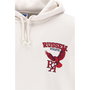 Sweat à capuche homme Russell Athletic Hoody Barry Blanc