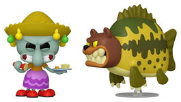 Bob l'éponge pack 2 POP! Animation Vinyl figurine Squidward & Sea Bear 9 cm
