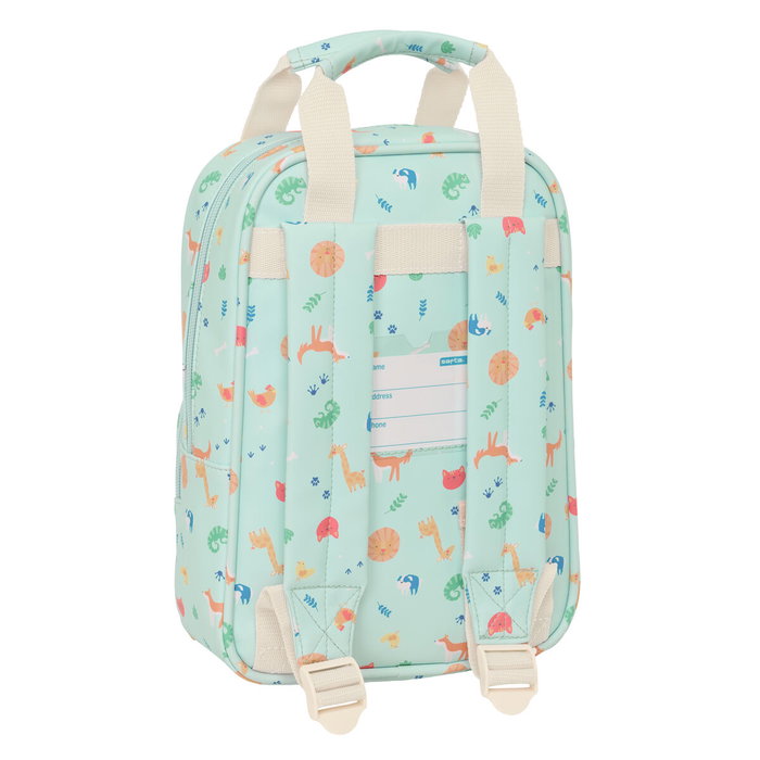 Cartable Safta Pandi Bleu clair 20 x 28 x 8 cm