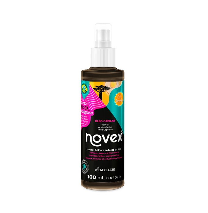 Novex Aceite Capilar Santo Black Poderoso 100ml Novex Aceite Capilar Santo Black Poderoso 100ml