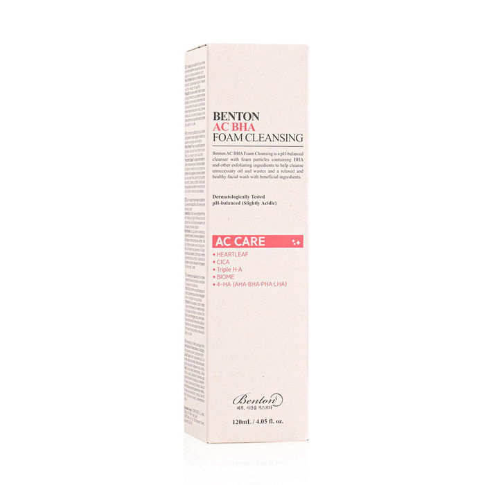 Benton Mousse Nettoyante AC BHA 120g