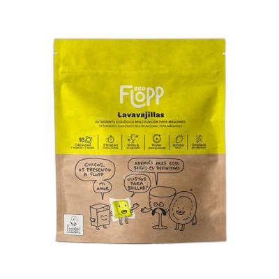FLOPP Eco Lavavajillas Capsules 16 unités FLOPP Eco Lavavajillas Capsules 16 unités