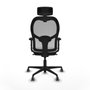 Piqueras y Crespo Chaise de Bureau Jorquera 2D036G2 Blanc