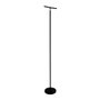 Cristalrecord Lampe de pied LED Dencel noire, 24 W, 2200 lm, dimmable