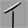 Cristalrecord Lampe de pied LED Dencel noire, 24 W, 2200 lm, dimmable