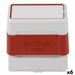 Brother Timbres 18 x 50 mm Rouge (Pack de 6)