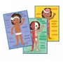 Clementoni Jeu éducatif Montessori Le Corps Humain - Planche avec éléments en carton pour apprendre l'anatomie extérieure et intérieure