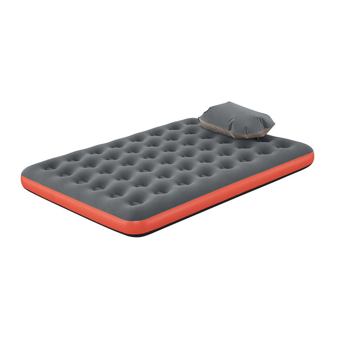 Bestway Matelas gonflable Roll & Relax 2 places, 203 x 183 x 22 cm