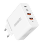 Phoenix technologies Chargeur USB-C GaN 100W avec 2x USB-C et 2x USB-A, Charge rapide 5A, Compatible ordinateurs portables, tablettes et smartphones