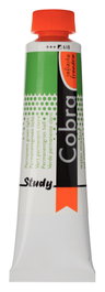 Cobra Study Color Peinture à l'huile miscible à l'eau, Vert permanent clair 618, 40 ml
