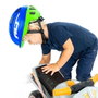 Molto Casque Velo Enfant Bleu pour 2 à 5 ans - Taille 48-53 cm