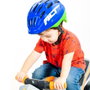 Molto Casque Velo Enfant Bleu pour 2 à 5 ans - Taille 48-53 cm