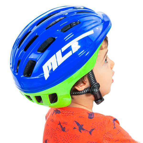 Molto Casque Velo Enfant Bleu pour 2 à 5 ans - Taille 48-53 cm