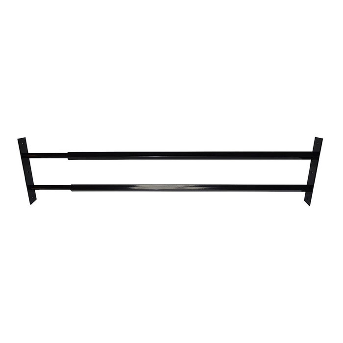 Mottez Barra de seguridad extensible, 99 - 188 cm, 2 barres