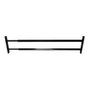 Mottez Barra de seguridad extensible, 99 - 188 cm, 2 barres