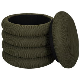 Home Deco Factory Pouf de rangement Atom caqui