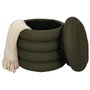 Home Deco Factory Pouf de rangement Atom caqui
