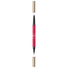 Valentino Twin Liner Crayon eyeliner en gel, 02, Noir & Rosso