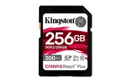 Kingston Canvas React Plus 256 Go V90 SDR2/256GB Noir