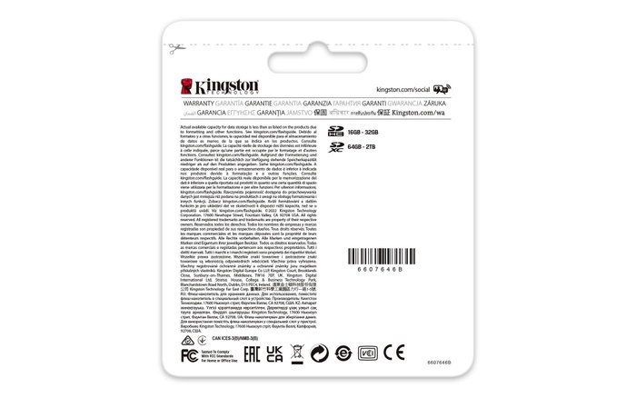 Kingston Canvas React Plus 256 Go V90 SDR2/256GB Noir