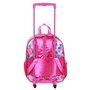 Karactermania Sac à dos trolley 3D petites princesses Disney flowers 26 x 13 x 34 cm, sac enfant à roues, rose