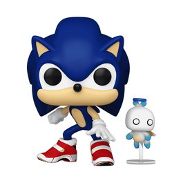 FUNKO POP! Vinyl Sonic The Hedgehog avec Chao - Figurine de 9 cm en boîte cadeau