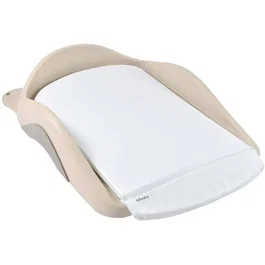 Beaba Plan à Langer Camélé'O Terre d'Argile - Avec Matelas PVC Lavable, Tablettes Rétractables et Système de Fixation Réglable - Éco-Conçu et Fabriqué en France