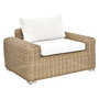Chaise de jardin Home ESPRIT Beige Marron Clair 111 x 87 x 63 cm