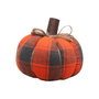 BigBuy Carnival Citrouille Décorative en Tissu 15 x 9 cm Orange