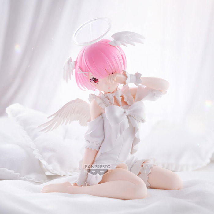 BANPRESTO Figura Ram Sweet Angel Relax Time Re:Zero Starting Life in Another World 13cm BANPRESTO Figura Ram Sweet Angel Relax Time Re:Zero Starting Life in Another World 13cm
