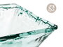 Giftdecor Centre de table en verre Inca 23 cm Cristal recyclé Transparent (Set de 4)