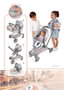 Decuevas Cityx 3-en-1 - Poussette pliante pour poupées jusqu'à 50 cm - Dimensions 38x65x73 cm - Coton, Plastique, Polyester