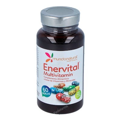 MUNDO NATURAL Enervital Multivitamin 60 perles MUNDO NATURAL Enervital Multivitamin 60 perles
