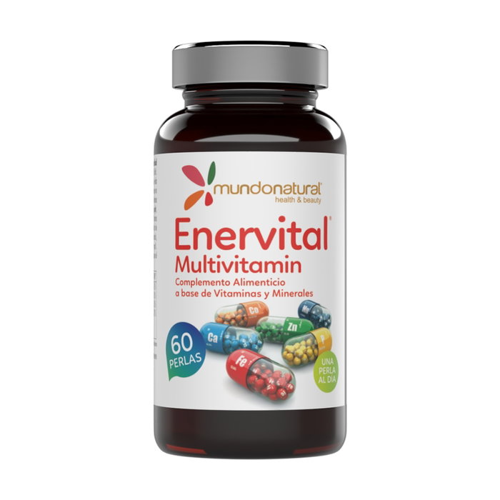 Mundonatural Enervital multivitamins, 60 capsules Mundonatural Enervital multivitamins, 60 capsules