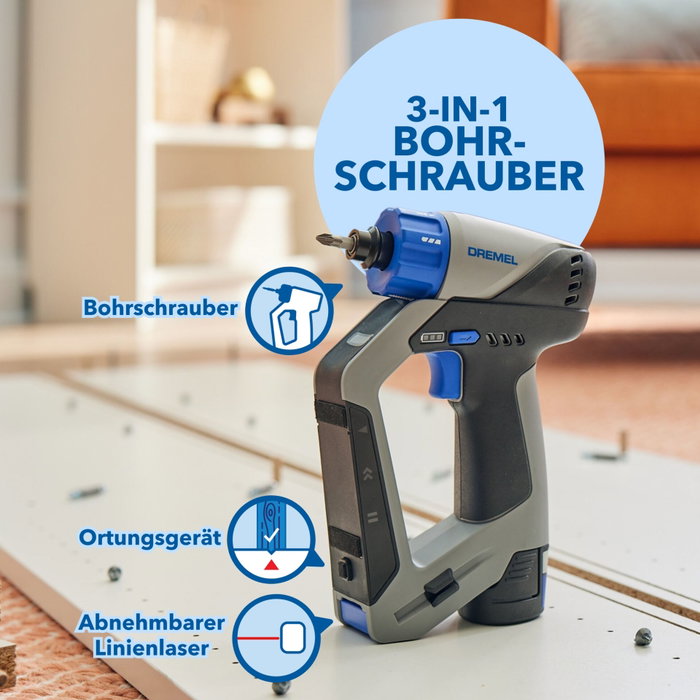Dremel Blueprint DD12V-S1 Perceuse-visseuse 12V 3-en-1