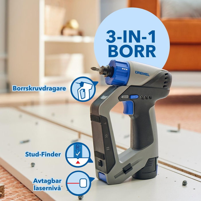Dremel Blueprint DD12V-S1 Perceuse-visseuse 12V 3-en-1 Dremel Blueprint DD12V-S1 Perceuse-visseuse 12V 3-en-1