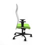 Piqueras y Crespo Chaise de Bureau Albacete XL Pistache et Blanc