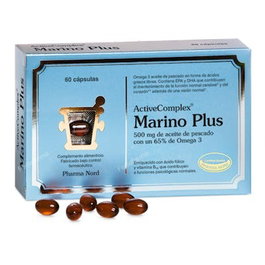 Pharma Nord Activecomplex Marino Plus 60 capsules - Complément alimentaire huile de poisson, vitamines B12 et B9