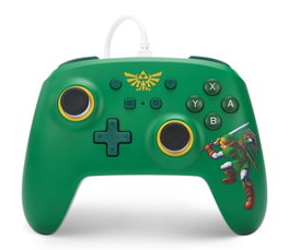 Power A Manette filaire Zelda Nintendo Switch - Blanc mat
