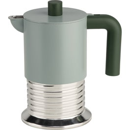 Alessi Machine à espresso Vite PM01/3 GR - Vert / Argent