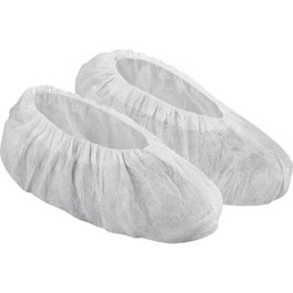 DELTA PLUS Couvre-chaussures jetables en polypropylène non tissé, Blanc
