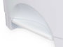 ARTE REGAL Poubelle à pédale en plastique blanc 50L (Lot de 3)